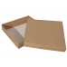 Sober-series box and lid 125x125x25 mm natural brown (100-pack)