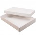 Sober-series box and lid 220x160x32 mm white (100-pack)