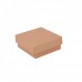 Smykkeeske Sober 78x82x32 mm naturlig brun, innsatsen er inkludert. Leveres i 100 pakker. 
