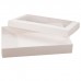 Sober-series box and lid window 220x160x32 mm white (100-pack)