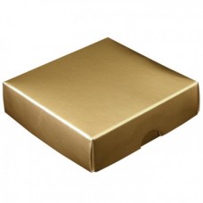 Ask med lock 60x60x20 mm guld (100-pack)