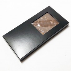 Ask till chokladkaka 160x80x15 mm svart matt (100-pack)