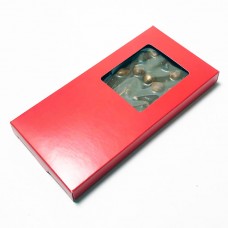 Ask till chokladkaka 160x80x15 mm röd matt (100-pack)