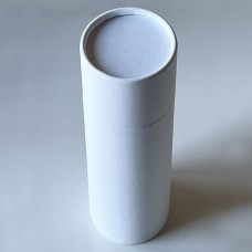 Cardboard tube white food approved 45x120mm 25-pack