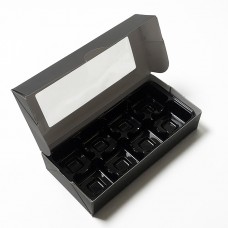 QuickBox 159x78x30 mm svart (250-pack)