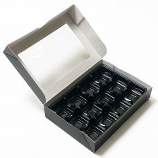 QuickBox 159x112x30 mm svart (250-pack)