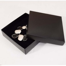 Smyckesask Sober  125x125x32 mm svart (100-pack)
