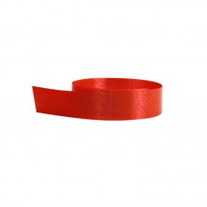 Presentband blank röd 10mm, 250m/rulle