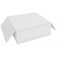 Klassisk Tårtkartong 250x250x100 mm Vit (100-pack)