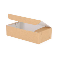 Klassisk Tårtkartong  220x100x90 mm Naturbrun (100-pack)