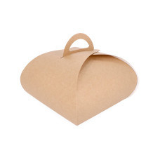 Tårtkartong Tulpan 250x250x190 mm Brun (25-pack)
