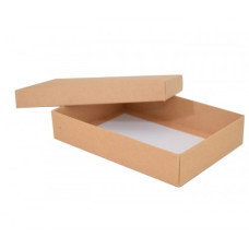 Sober ask och lock 159x112x32 mm natur (100-pack)