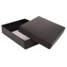 Sober ask och lock 220x160x32 mm svart (100-pack)