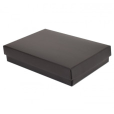 Sober ask och lock 159x112x25 mm svart (100-pack)