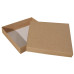 Sober ask och lock 160x160x32 mm natur (100-pack)