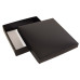 Sober ask och lock 125x125x25 mm svart (100-pack)