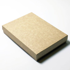 Sober ask och lock 220x160x32 mm naturbrun (100-pack)