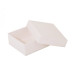 Sober ask och lock 78x82x32 mm vit (100-pack)