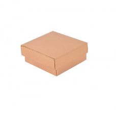 Sober ask och lock 78x82x32 mm guld (100-pack)