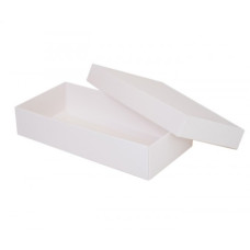 Sober ask och lock 159x78x32 mm vit (100-pack)
