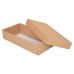 Sober ask och lock 159x78x25 mm natur (100-pack)