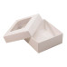 Sober ask och lock fönster 78x82x32 mm vit (100-pack)
