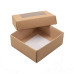 Sober ask och lock fönster 78x82x25 mm natur (100-pack)