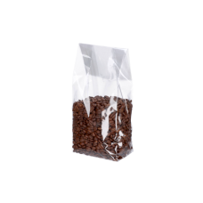 Cellofanpåse 100x60x280 mm plast OPP-påse med limmad blockbotten (100-pack)