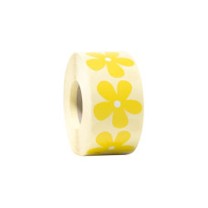 Blomma Gul 42x42 mm (1000-pack)