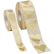 Hjärtan guld 19x24 mm (1000-pack)