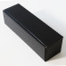Gift box Linnepräglad 340x90x90mm svart 1 flaska (100-pack)