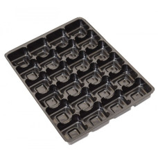 Insats 220x160x20 mm 24 pr svart (100-pack)
