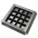 Insats med ram 160x160x19 mm svart (100-pack)