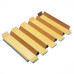 Insats i filer 160x160x19 mm naturbrun kartong (100-pack)