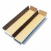 Insats i filer 159x78x19 mm naturbrun kartong (100-pack)
