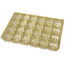 Insats 220x160x20 mm 24 pr guld (100-pack)