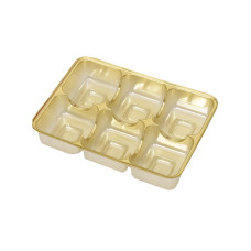 Insats 112x82x20 mm 6 pr guld (100-pack)