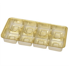 Insats 159x78x20 mm 8 pr guld (100-pack)
