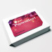 Ask till presentkort 112x82x25 mm matt vit inkl inrede (100-pack)