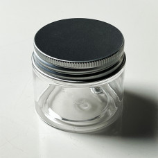 Plastburk rund alu lock  Ø50x40mm 50ml,  12-pakke