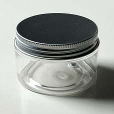 Plastburk rund alu lock  Ø70x40mm 95ml,  12-pack