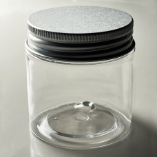 Plastburk rund alu lock Ø70x70mm 200ml, 6-pack