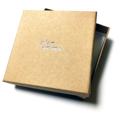 Brilliance ask och lock 160x160x30 mm naturbrun