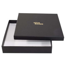 Brilliance ask och lock 125x125x30 mm svart
