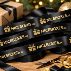 Presentband med eget tryck 15mm, 3000 meter (300m/rulle x 10 rullar)