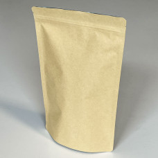 Standup Zip-påse brun natur 160x80x270 mm 100-p