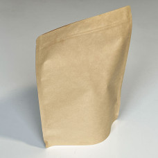 Standup Zip-påse brun natur 250x130x340 mm 50-p